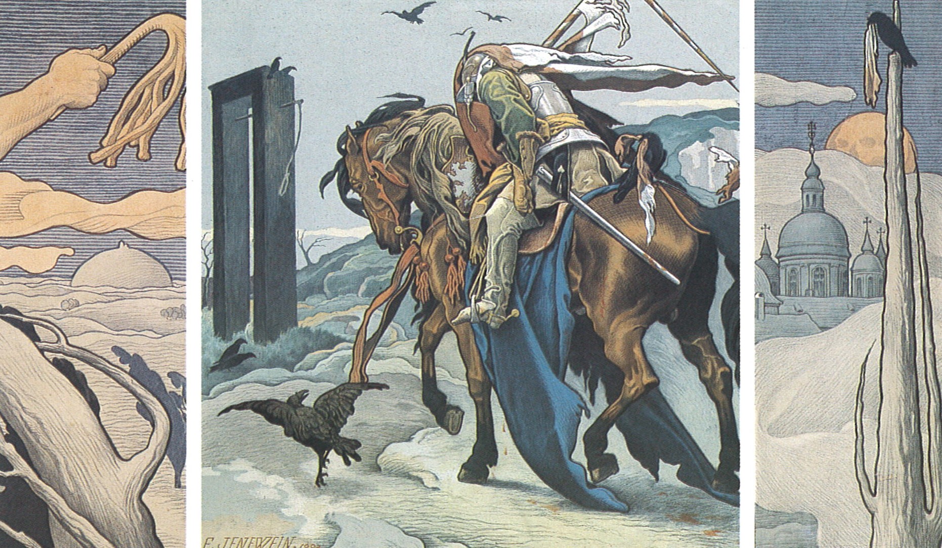 Triptich Po bitvě na Bílé Hoře 1902