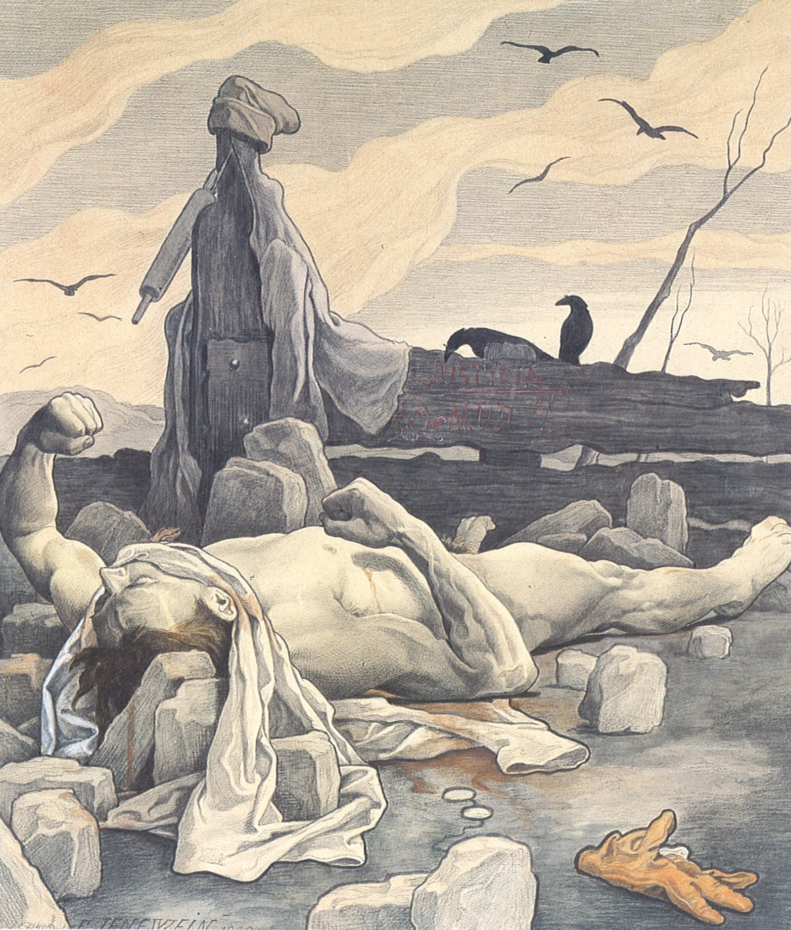 Ukamenování lékaře 1899, Cyklus Mor