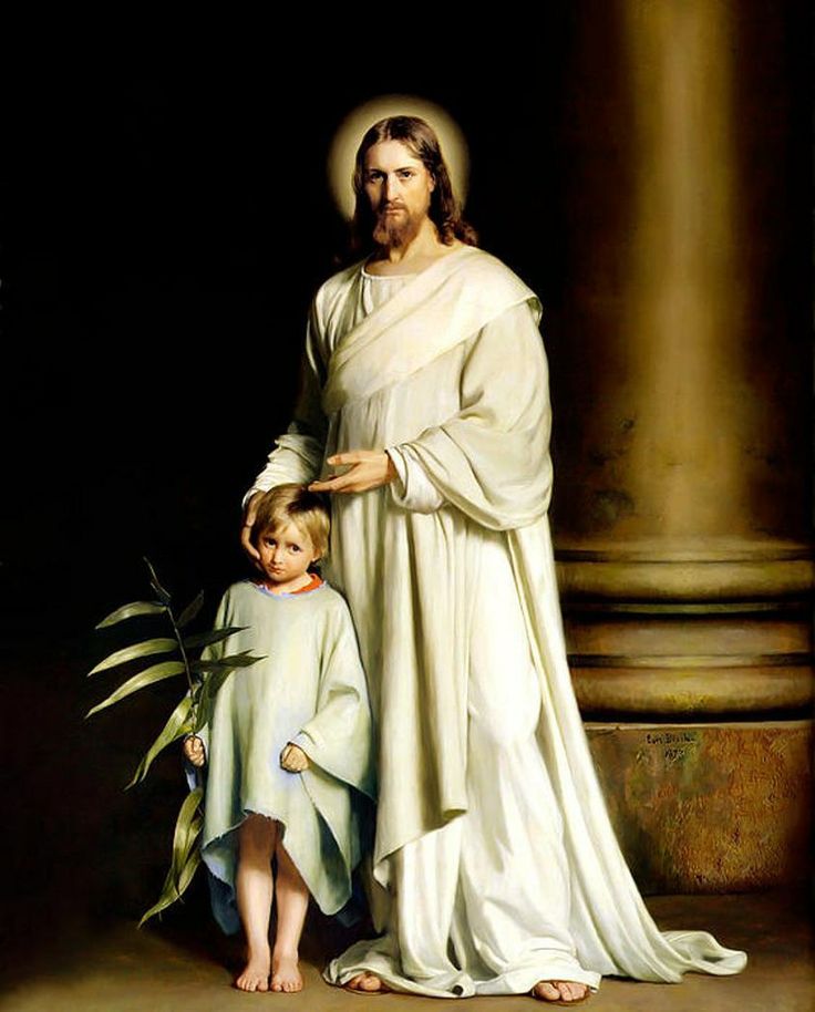 Carl Bloch Ježíš a dítě