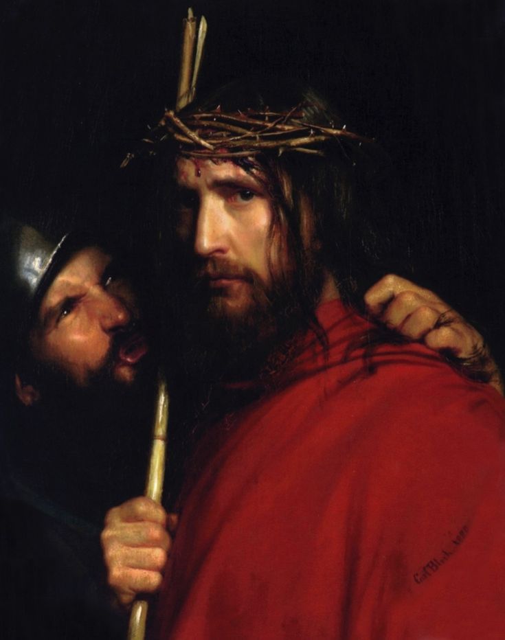 Carl Bloch Vysmívání se Kristu