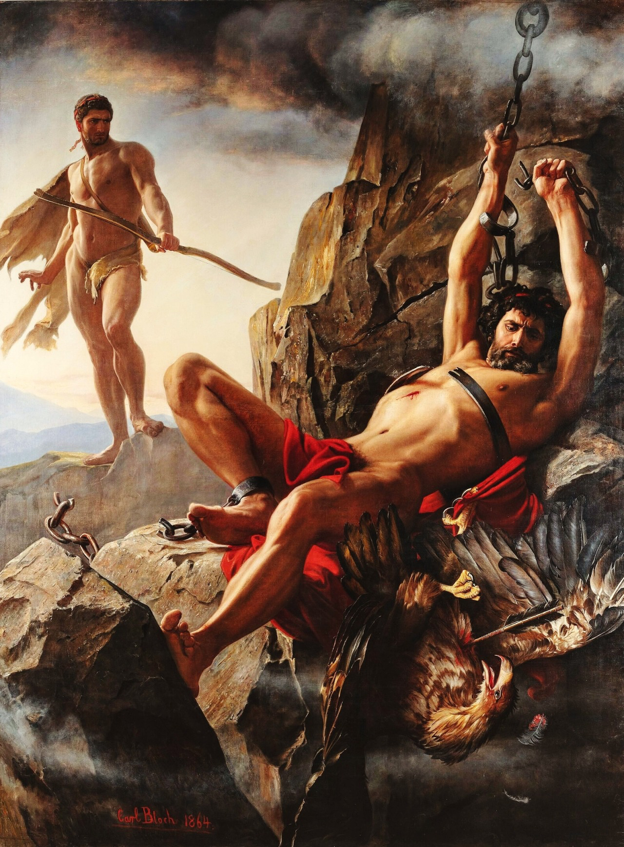 Carl Bloch Odpoutaný Prométheus