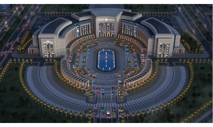 Komplex Organizace spojených národů v novém administrativním hlavním městě Egypta