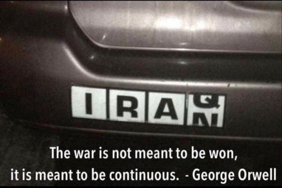 Válka nemá být vyhrána, ale má být nepřetržitá. George Orwell